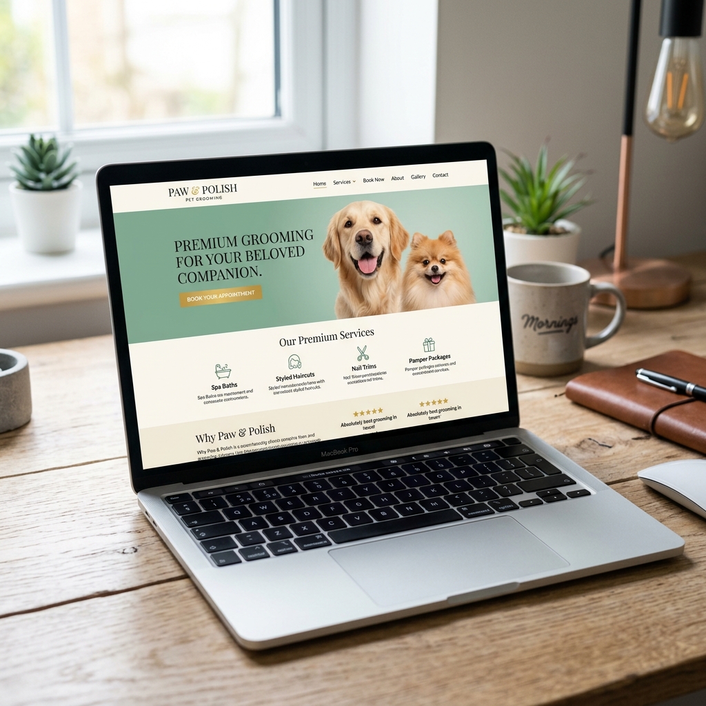 Pet Grooming Website